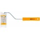 Ролик, ядро 35 мм, пенополиэстер, мелкопористый, ручка 27 см, желт., 100 мм (30-1027)