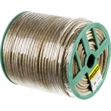 Трос стальной 8 мм, L 100 м, в полимерной оболочке STAYER 30410-80