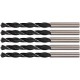 Сверла по металлу HSS черненые 8,0x117 мм (5 шт.) (33580)