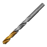 Сверло спиральное по металлу 9 x 125 мм, Р6М5, Golden Tip Denzel (718241)