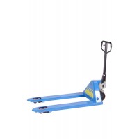 Тележка гидравлическая широковильная 2500 кг 1220х685 мм полиуретановые колеса TOR RHP(BF) PRO (1010177)