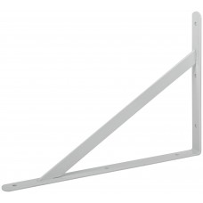 Уголок-кронштейн усиленный белый 400х280 мм (66088)