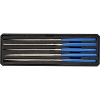 Набор надфилей алмазных 160?80 мм 5 предметов P 140 в пластиковом боксе ЗУБР 33388-160-H5