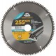 Диск пильный для циркулярных пил по алюминию 255 х 32 х 100T + кольцо 32/30 мм (37800М)