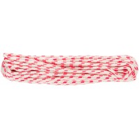 Фал капроновый плетеный 16-ти прядный с сердечником 6 мм х 20 м, р/н= 700 кгс (68426)