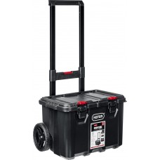 Ящик-тележка пластиковый 525 х 411 х 560 мм (21) на колесах STACKNROLL KETER 38397