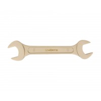 Ключ гаечный рожковый двусторонний 30х32 искробезопасный сплав AlCu, HORTZ