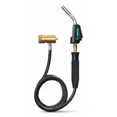 Газовая горелка Blue Fire KS-8000, со шлангом 1.4 м, с пьезоподжигом на баллон, турбо нагрев + 30%, 2000°C KRAFTOOL 55512