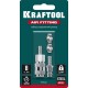 Набор (штуцер «елочка», 8 мм — рапид муфта) + (рапид штуцер-штуцер «елочка», 8 мм) + (обжимные хомуты 2 шт) KRAFTOOL 06599-08-H