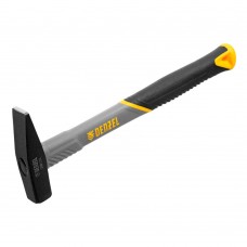 Молоток слесарный, 200 г, кованый, фибергласовая рукоятка c TPR покрытием Denzel (10482)