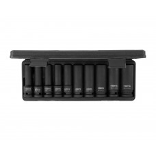 Набор ударных удлиненных головок 1/2" (10 - 24мм) 10 предметов, HORTZ