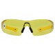 Очки защитные открытые, поликарбонатные, желтая линза, 2х комп.дужки Denzel (89192)