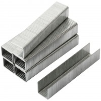 Скобы для степлера закалённые прямоугольные 10,6 мм х 1,2 мм (широкие тип 140) 12 мм, 500 шт. (31212)