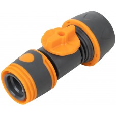 Соединитель двухкомпонентный 3/4 с запорным клапаном (77758)