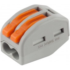 Соединительная 2-х проводная разъемная клемма 32 A СВЕТОЗАР 49190-2