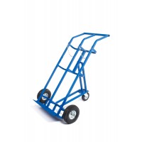 Тележка для газовых баллонов TOR ГБ-2, 2 баллона (250 пневмо колеса + 160 поворотное) (1023661)