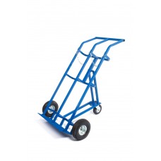 Тележка для газовых баллонов TOR ГБ-2, 2 баллона (250 пневмо колеса + 160 поворотное) (1023661)