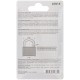 Замок навесной, корпус из алюминиевого сплава 55х42 мм, стальная дужка 10 мм (67015)