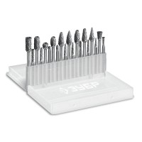 Набор борфрез твердосплавных 20 шт, хв-к 3 мм ЗУБР ПРОФЕССИОНАЛ 28816-H20