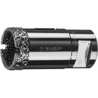 Коронка алмазная вакуумная АВК, d 29 мм, М14, 15 мм кромка ЗУБР Профессионал 29865-29