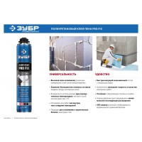 Клей-пена PRO FIX, 750 мл, пистолетный, универсальный ЗУБР Профессионал 41150