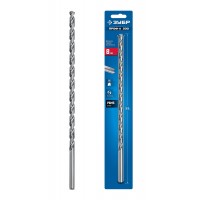 ЗУБР ПРОФ-А 300 (8х300 мм, Р6М5) длинное сверло по металлу, класс А (29624-8-300)