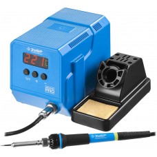 Паяльная станция низкотемпературная цифровая 60 Вт, 50-480°C, керамический нагреватель Профессионал ЗУБР ПСН-60 55336