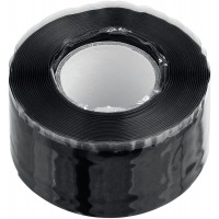 Изолента аварийно-ремонтная самослипающаяся силиконовая 25 мм х 3 м, 12 Атм, 30 000 В, чёрная Профессионал СПАСАТЕЛЬ ЗУБР 12381-2