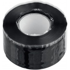 Изолента аварийно-ремонтная самослипающаяся силиконовая 25 мм х 3 м, 12 Атм, 30 000 В, чёрная Профессионал СПАСАТЕЛЬ ЗУБР 12381-2