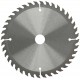 Диск пильный для циркулярных пил по дереву 160 х 20 х 40T + кольцо 20/16 мм (37656М)