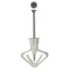 Дюбель для пустотелых конструкций с саморезом 10 x 50 мм, 4 шт ЗУБР БАБОЧКА 4-301326