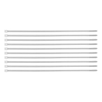 Хомуты, 300 x 4.8 мм, пластиковые, белые, 100 шт Сибртех (45536)