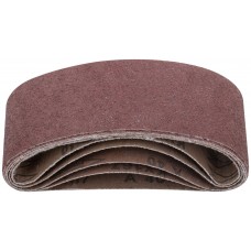 Ленты шлифовальные бесконечные, водостойкие, на тканевой основе, 5 шт., 75х457 мм Р 40 (39682)