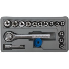 Набор торцевых головок 17 шт. 1/4