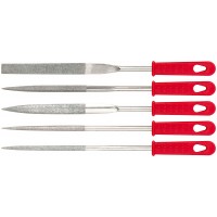 Надфили алмазные, 5 шт., 5x170/70 мм ( широкие ) (42159)