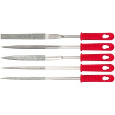 Надфили алмазные, 5 шт., 5x170/70 мм ( широкие ) (42159)