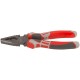 Плоскогубцы комбинированные Эталон, CrV сталь, ребра жесткости на губках, тефлоновое покрытие, 3К прорезиненные ручки 180 мм (50694)