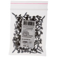 Саморез для креп-я лист. метал. полуцил. головка остроконечный,фосфатир-ый 3.5х11 100 шт (фасовка) (22976-0)
