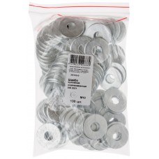 Шайба кузовная оцинкованная М10 100 шт DIN 9021 Фасовка (29110-0)