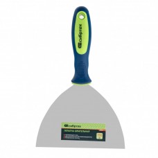 Шпательная лопатка из нержавеющей стали, 150 мм, двухкомпонентная ручка Сибртех (85528)