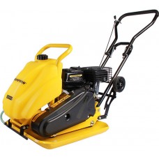 Виброплита бензиновая CHAMPION PC1151FT (PRO 103,4кг25кН 58*50см35см бак14,5л4,8кВт колеса) (PC1151FT)
