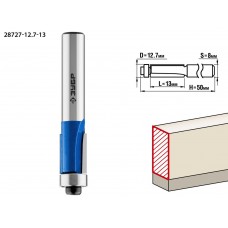 Фреза кромочная 12.7?13 мм с нижним подшипником хвостовик 8 мм ЗУБР Профессионал 28727-12.7-13