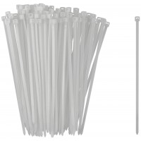 Хомуты нейлоновые для проводов, белые 100 шт., 3,6х150 мм (60368)