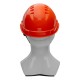 Каска защитная из ударопрочной пластмассы, оранжевая Сибртех (89113)