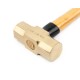 Кувалда 3 кг AlCu рукоятка дерево гикори искробезопасная 191G-1020, HORTZ