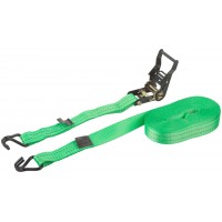 Ремень для крепления груза, храповый механизм 135 мм, полиэфирная лента 38 мм x 12 м, 1500 / 3000 кг (64926)