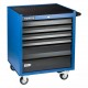 Тележка инструментальная 6 полочная ECO синяя RUNTEC RTEC-6B