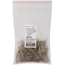 Шурупы желтопассированные, универсальные 3,5 х 30 100 шт Фасовка (21230-0)