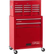 Тележка инструментальная комбо 616 х 330 х 742 мм с 2 полками + ящик с 7 полками STAYER 38909-K