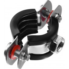 Хомут трубный с гайкой 1/2, цинк, 10 шт ЗУБР 37850-20-24